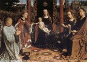 Gerard David The Mystic Marriage of St Catherine oil on canvas
